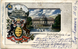 Schloss Monrepos Ludwigsbug - Litho - Ludwigsburg