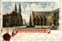 Gruss Aus Braunschweig - Litho - Braunschweig