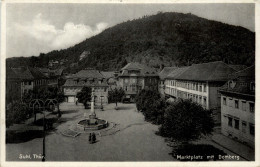 Suhl/Thür. - Marktplatz Mit Domberg - Suhl