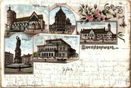 Gruss Aus Braunschweig - Litho - Braunschweig