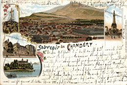 Souvenir De Chambery - Litho - Chambery