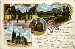 Gruss Aus Köln - Litho - Löwe - Koeln