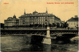 Graz/Steiermark - Radetzky Brücke Und Justizpalais - Graz