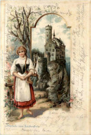 Schloss Lichtenstein - Litho - Reutlingen