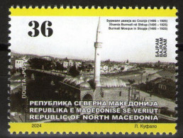 NORTH MACEDONIA 2024 - BAYRAM,BURMALI MOSQUE IN SKOPJE MNH - Nordmazedonien