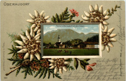 Oberaudorf - Litho - Prägekarte - Rosenheim