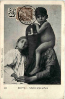 Egypt - Fellahine Et Ses Enfants - Persons