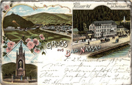 Gruss Aus Bad Nassau - Litho - Nassau