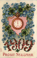 Neujahr - Jahreszahl 1909 - New Year