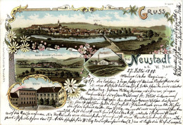 Gruss Aus Neustadt - Litho - Neustadt Waldnaab