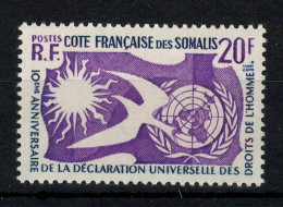 Cote Des Somalis - YV 291 N** MNH Luxe , Droits De L'homme - Unused Stamps