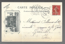 Bourg D'Oisans. Carte Publicitaire Vieux-Pernon Fils Ainé. Quincaillerie. (Fers, Fontes Aciers Métaux ...) - (A9p5) - Bourg-d'Oisans