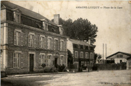 Amagne - Lucquy - Place De La Gare - Autres & Non Classés