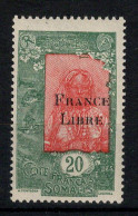 Cote Des Somalis - YV 198 N** MNH Luxe , France Libre - Ungebraucht