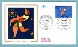 FDC France 1992 - Le Marché Unique Européen 1992 - YT 2776 - Paris - 1990-1999