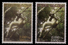 (031) Madagascar   Fauna / Animals / Monkeys / Singes / Tiere / Affen ** / Mnh  Michel 2605-06 - Madagascar (1960-...)