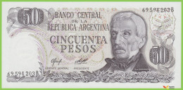 Voyo ARGENTINA 50 Pesos ND(1977) P301a(2) B354d 69B UNC - Argentinien
