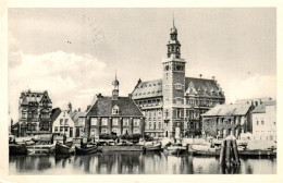 73897745 Leer Ostfriesland Alte Waage Und Boerse Mit Rathaus Leer Ostfriesland - Leer