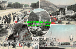 R492596 Lourdes. 1686. Benediction Des Malades. La Basilique Et La Grotte. Arts - World