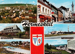 73897621 Hermeskeil Panorama Jugendherberge Freibad Trierer Strasse Flugausstell - Hermeskeil