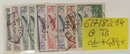 Lot Poste Aérienne N°  6/7/8 à 14 Avec Oblitération D'Epoque, Cote +484 €  TTB - 1927-1959 Used