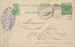 Luxembourg - Luxemburg - Carte-Postale 1916   Cachet Echternach  Ettelbruck - Enteros Postales