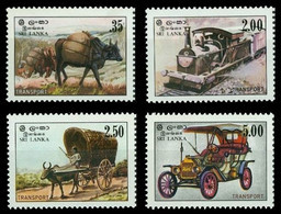 (0138) Sri Lanka  1983 / Transport / Rare / Scarce  ** / Mnh Michel 633-636 - Sri Lanka (Ceylan) (1948-...)