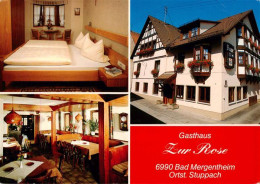 73897045 Stuppach Bad Mergentheim Gasthaus Zur Rose Gaststube Gaestezimmer  - Bad Mergentheim