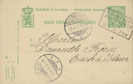 Luxembourg - Luxemburg - Carte-Postale 1916   Cachet Esch-sur-Sûre  -  Cachet Schimpach  Kautenbach - Enteros Postales