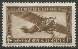 INDOCHINE / POSTE AERIENNE N° 1 NEUF Sans Gomme - Airmail
