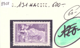 No 131 ** ( NEUF SANS CHARNIERE )  - COTE: 600.- - Unused Stamps