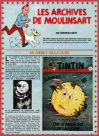 Tintin. On A Marché Sur La Lune. Présentation De Divers Documents. Les Archives De Moulinsart. 1980. - Historische Dokumente