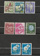 Japon - 13 Timbres Fleurs YT JP 699, 840B, 838A, 361, 677, 839, 838. Oiseaux - YT JP: 702A, 566, 553, 701B, 1008 - Verzamelingen & Reeksen
