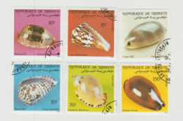 Djibouti - Lot 15 Timbres Coquillage - Année 1982 Et Année - Poissons - Yibuti (1977-...)