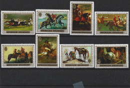 1970 RWANDA 338-45** Tableaux De Chevaux - Neufs