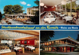 73896690 Mainz  Rhein Stadtparkrestaurant An Der Favorite Gastraeume Terrasse  - Mainz