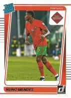 Soccer 2021-22 Panini Donruss #192 Nuno Mendes RC - Trading Cards