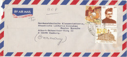 India Air Mail Cover Sent To Germany 1999 Mahatma Gandhi - Luchtpost