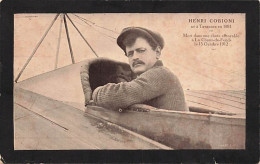Henri Cobioni Tavannes 1881 La Chaux-de-Fonds 1912 Aviateur Aviation Pionnier - La Chaux-de-Fonds