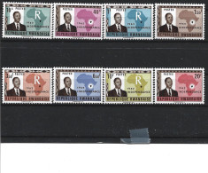 1962 RWANDA 1-8** Indépendance - Nuovi