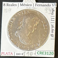 CRE3120 MONEDA ESPAÑA 8 REALES MEXICO FERNANDO VII 1819 MBC- - Otros & Sin Clasificación