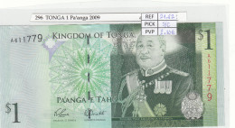 BILLETE TONGA 1 PAANGA 2009 P-37a.1 SIN CIRCULAR - Andere - Oceanië