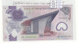 BILLETE PAPUA NUEVA GUINEA 5 KINA 2009 POLYMERO P-29b SIN CIRCULAR - Altri – Oceania