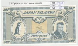 BILLETE JASON ISLAND 50 PENCE 1979 JI-1 SIN CIRCULAR - Autres - Amérique