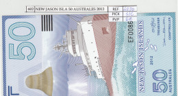 BILLETE JASON ISLAND 50 AUSTRALES 2012 POLIMERO JI-6 SIN CIRCULAR - Otros – América