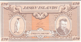 BILLETE JASON ISLAND 20 POUNS 1979 JI-5 SIN CIRCULAR - Andere - Amerika