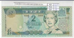 BILLETE FIJI 2 DOLARES 2002 P-104a SIN CIRCULAR - Sonstige – Ozeanien