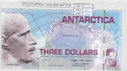 BILLETE ANTARTIDA 3 DOLARES 2007 POLIMERO ANT-017SIN CIRCULAR - Other - Oceania