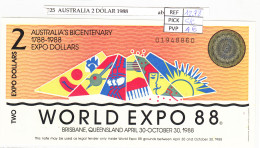 BILLETE AUSTRALIA FANTASIA 2 DÓLAR 1988 AUS-01 SIN CIRCULAR - Other - Oceania