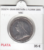 CR2674 MONEDA GRAN BRETAÑA 1 FLORIN 1895 MBC - Other - Europe